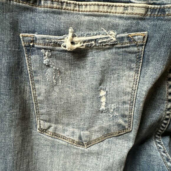 Kancan Jeans Womens 13/31 Double Frayed  Distressed Jeans # 116615 - Picture 12 of 14